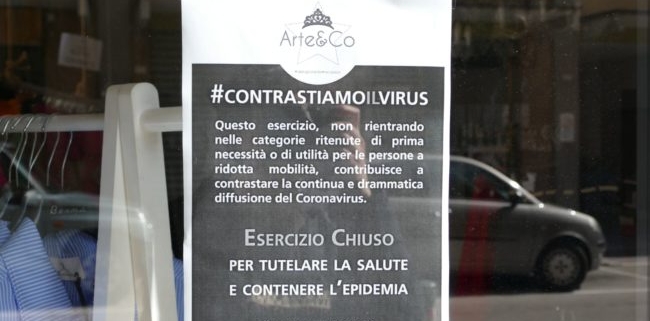chiuso coronavirus piccole aziende