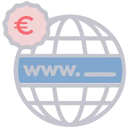 icona dominio e hosting siti web