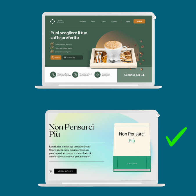 differenza tra pagina landing page