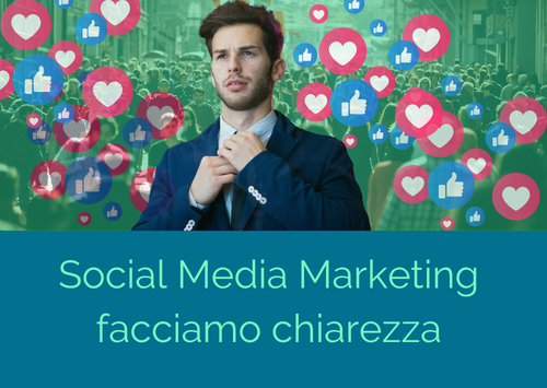 social media marketing illustrazione che mostra cosa è