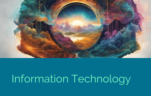 rappresentazione dell'information technology attraverso elementi naturali