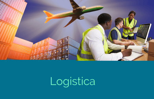 Illustrazione di scenari di logistica